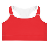 Red Sports bra