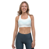 Teal Wave Sports bra