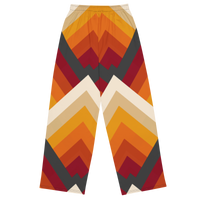 Autumn Geometry wide-leg pants