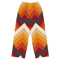 Autumn Geometry wide-leg pants