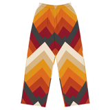 Autumn Geometry wide-leg pants