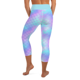 Mermaid Scale Capri Leggings