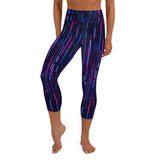 NEon Glitch - Yoga Capri Leggings