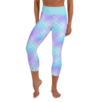 Mermaid Scale Capri Leggings