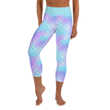 Mermaid Scale Capri Leggings