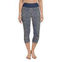 Art Deco Capri Leggings