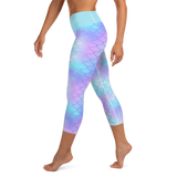 Mermaid Scale Capri Leggings