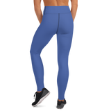 Flat Blue Yoga Leggings