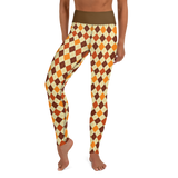 Autumn Argyle Yoga Leggings