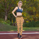 Autumn Argyle Yoga Leggings