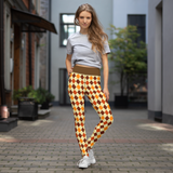 Autumn Argyle Yoga Leggings