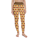 Autumn Argyle Yoga Leggings