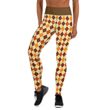 Autumn Argyle Yoga Leggings