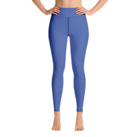 Flat Blue Yoga Leggings