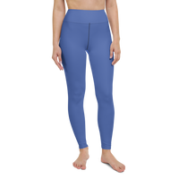 Flat Blue Yoga Leggings