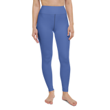 Flat Blue Yoga Leggings