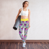 Humming Bird Yoga Leggings