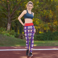 Dia de Los Muertos Yoga Leggings