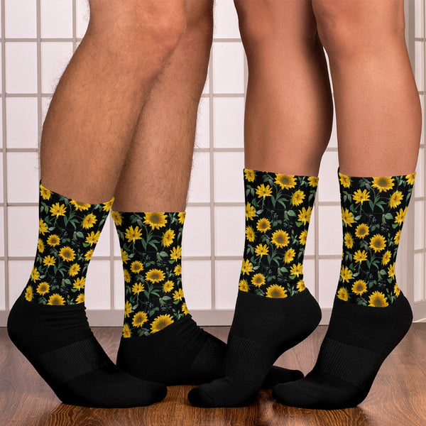 Dark Sunflower Socks