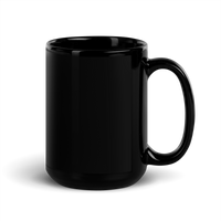 15oz black glossy mug - I suck at apologies