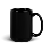 15oz black glossy mug - I suck at apologies