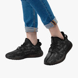 Black Camo Adult Unisex Mesh Knit Sneakers