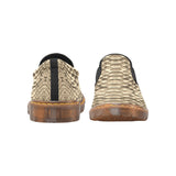 Brown Snakeskin Pattern Men's Slip-On Loafer (Model 12031)