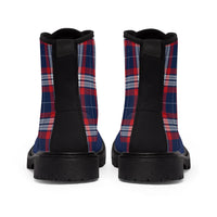 Men's RWB Plaid Canvas Boots