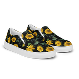 Men’s slip-on canvas shoes - Sunflowers