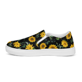 Men’s slip-on canvas shoes - Sunflowers