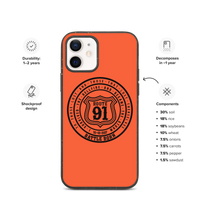 R91 Badge Speckled iPhone case