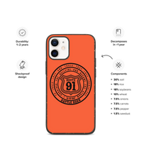 R91 Badge Speckled iPhone case