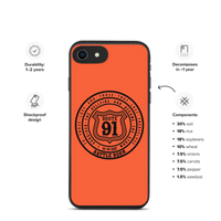 R91 Badge Speckled iPhone case