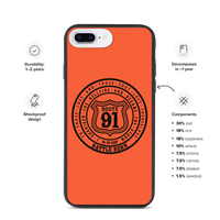 R91 Badge Speckled iPhone case