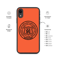 R91 Badge Speckled iPhone case