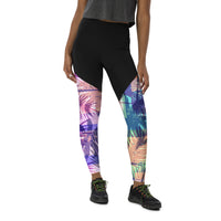 Colorful Palms - Sports Leggings