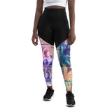 Colorful Palms - Sports Leggings