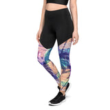 Colorful Palms - Sports Leggings