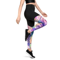 Colorful Palms - Sports Leggings