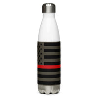 Thin Red Line Stainless Steel Water Bottle