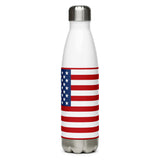 USA Flag Stainless Steel Water Bottle