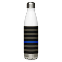 Thin Blue Line Stainless Steel Water Bottle