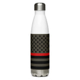 Thin Red Line Stainless Steel Water Bottle
