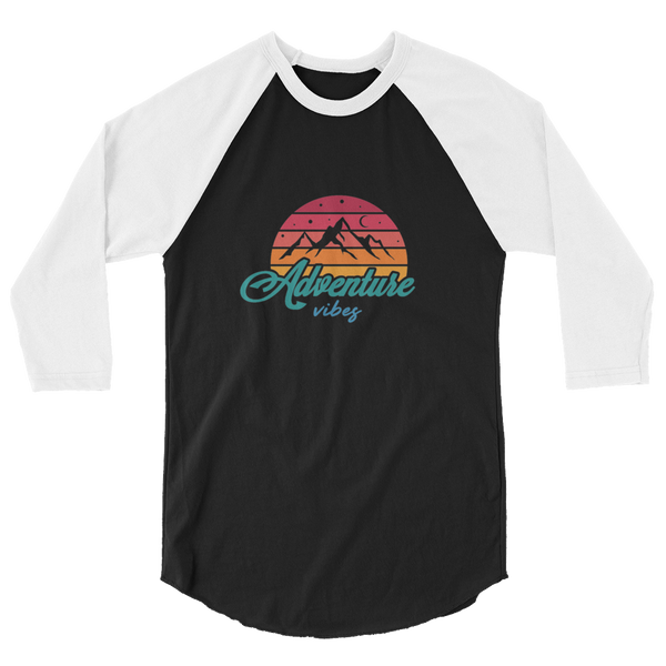 Adventure Vibes 3/4 sleeve Raglan shirt