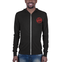 DETROIT, MI Unisex zip hoodie - EMBROIDERED