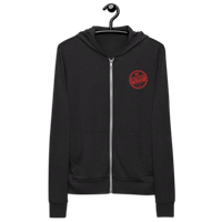 DETROIT, MI Unisex zip hoodie - EMBROIDERED