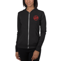 DETROIT, MI Unisex zip hoodie - EMBROIDERED