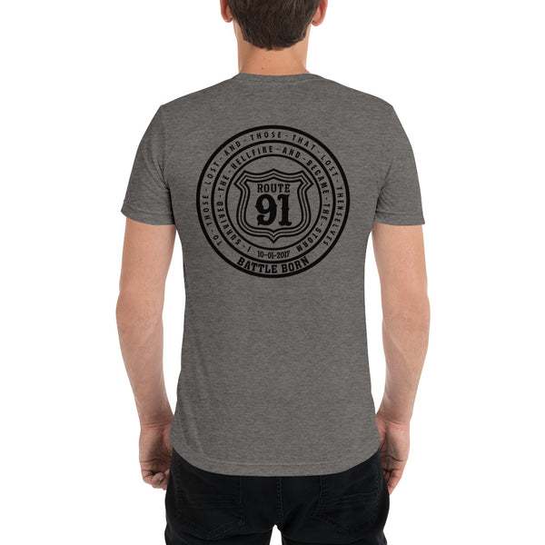 R91 Badge (all black) Unisex Tee