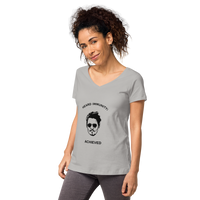 "HEARD" IMMUNITY Women’s fitted V-neck t-shirt