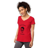 "HEARD" IMMUNITY Women’s fitted V-neck t-shirt